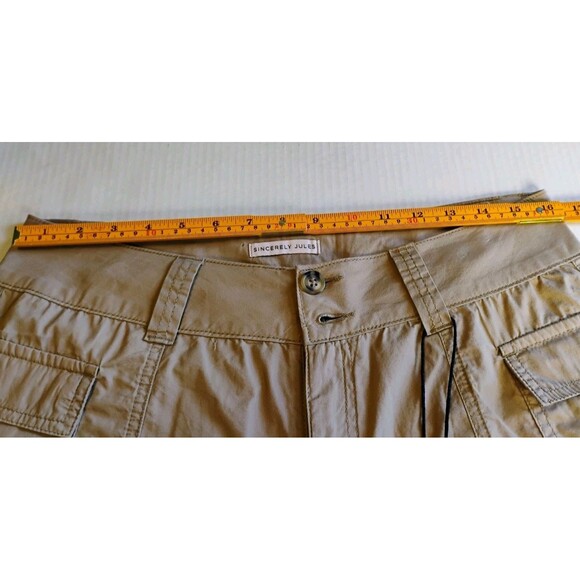 Sincerely Jules NWT Women's Khaki Shorts With Pockets, Size 9/29 - Picture 8 of 9